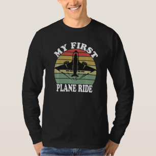 T-shirt Première fois que je vole Mon premier vol en avion