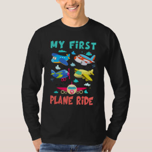 T-shirt Première fois que je vole Mon premier vol en avion