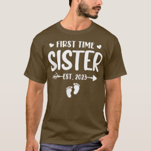 T-shirt Première fois sœur établie en 2023, bientôt sœur G