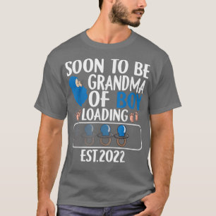 T-shirt Première Grand-Mère Du Garçon Bientôt Être Grand-M