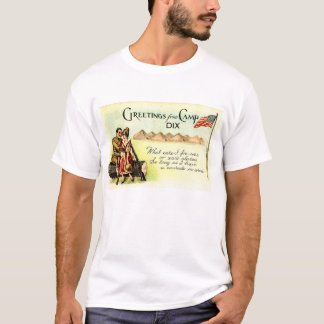 T-shirt Première Guerre Mondiale de cru de DIX de camp