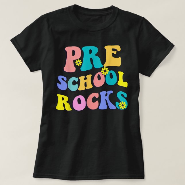 T-shirt Première journée de la maternelle Retour à l'école (Design devant)
