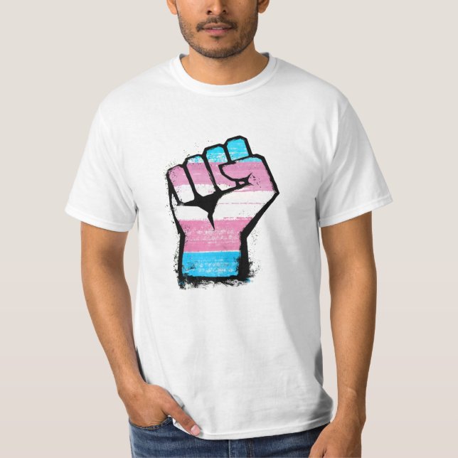 T-shirt Première manifestation trans (Devant)