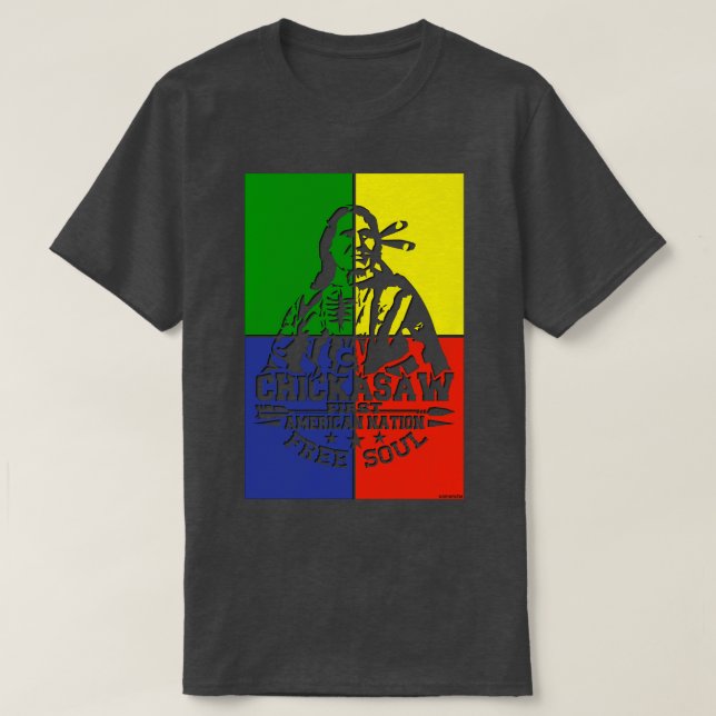 T-shirt Première nation de Chickasaw (Design devant)