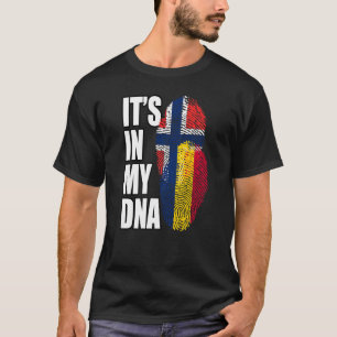 T-shirt Première Patrimoine De L'ADN Mélangé Tchadien Et N