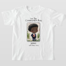 Première sainte communion - Image du garçon Option