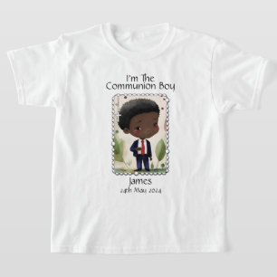 T-shirt Première sainte communion - Image du garçon Option