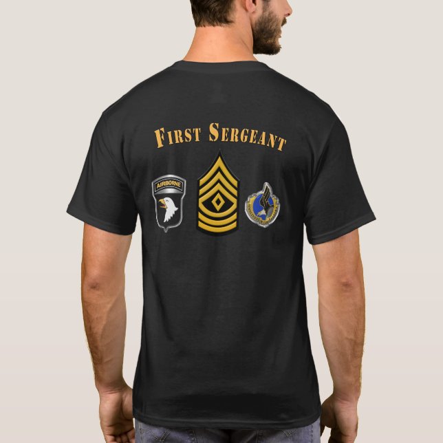 T-shirt Première Sergent de la 101e Division aéroportée (Dos)