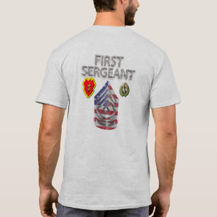 T-shirt Première Sergent de la 25e Division d'Infanterie 