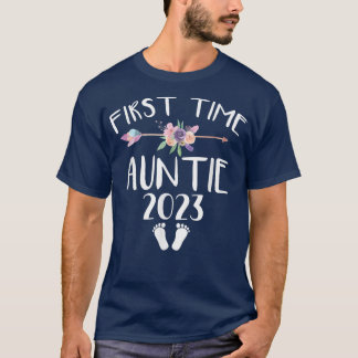 T-shirt Première Tante 2023 Faire-part de grossesse