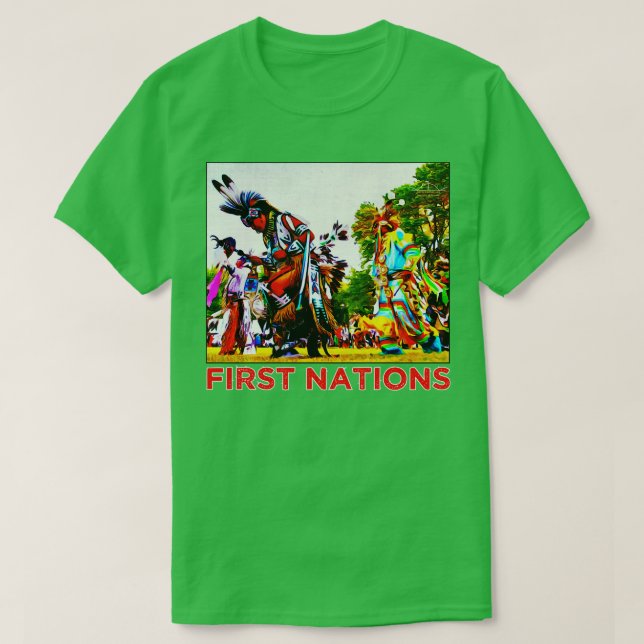 T-shirt Premières nations Potawatomi HoChunk Menominee Aut (Design devant)