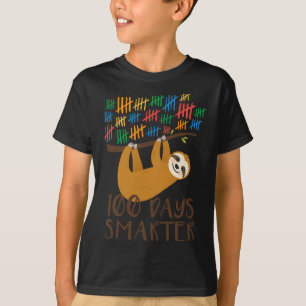 T-shirt Premiers 100 Jours D'école Paresseux