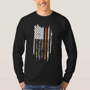 T-shirt Premiers intervenants Enseignant Pompiers Infirmiè