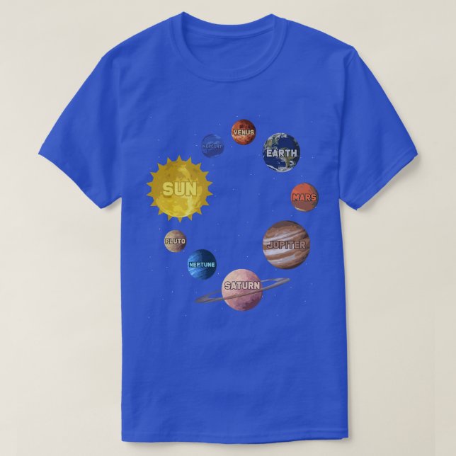 T-shirt Premiu du fan de sciences de l'exploration spatial (Design devant)