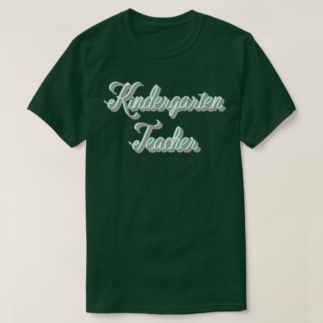 T-Shirt Premium Enseignant de Maternelle (Design devant)