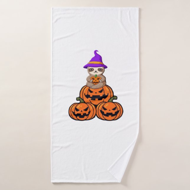 T-Shirt Premium Halloween Paresseux (Serviette de bain)