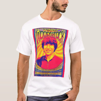 T-shirt Prenant à Woodstock la pièce en t noire