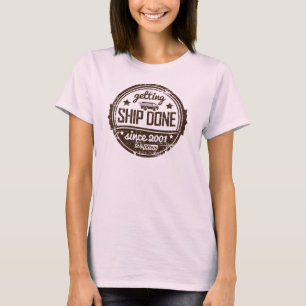T-shirt Prenant le bateau fait (affligé)