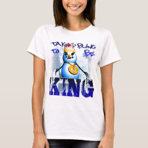 T-shirt Prend Bling pour être le Roi Spagetti-Courroie To