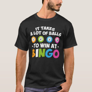 T-shirt Prend le sort de boules pour gagner à l'amant de