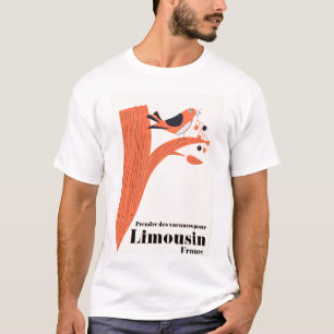 T-shirt Prendre des vacances pour Limousin France .