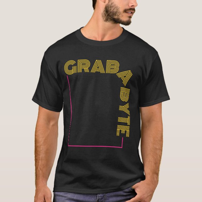 T-SHIRT PRENDS UN OCTET - CALEMBOUR DE PROGRAMMATION (Devant)