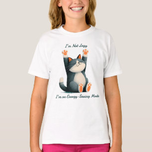 T-shirt Preneur de sieste professionnel Chat drôle endormi