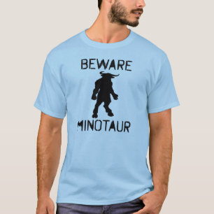 T-shirt Prenez garde de Minotaur (le noir)