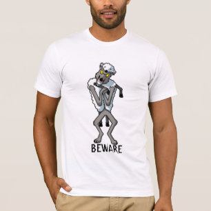 T-shirt PRENEZ GARDE des loups DANS L'HABILLEMENT de