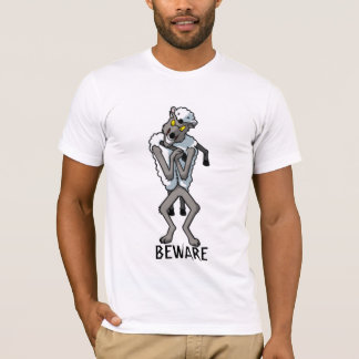 T-shirt PRENEZ GARDE des loups DANS L'HABILLEMENT de