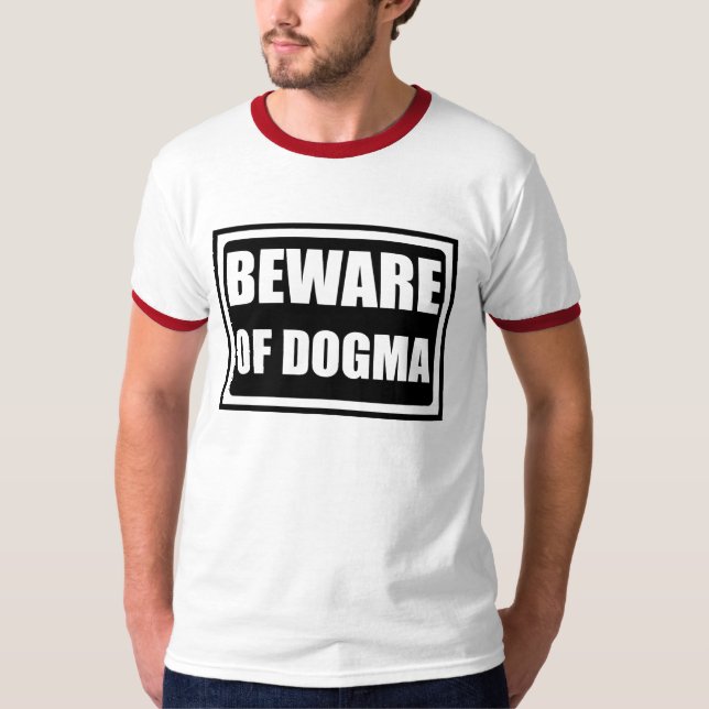 T-shirt prenez garde du dogme (Devant)