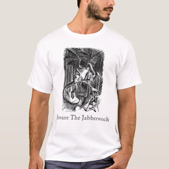 T-shirt Prenez garde du Jabberwock (Devant)