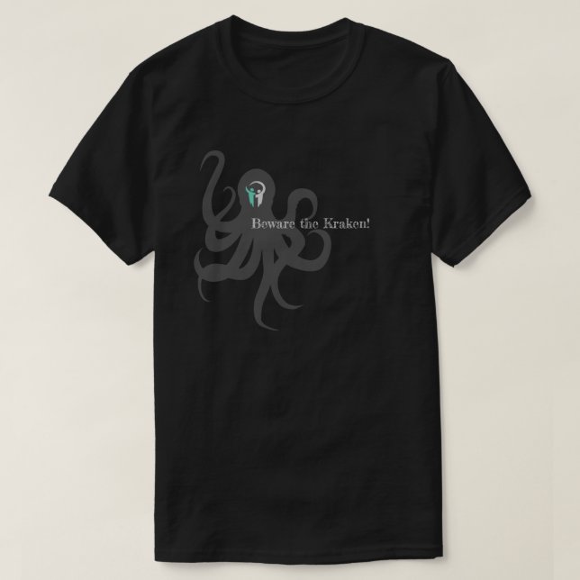 T-shirt Prenez garde du Kraken (Design devant)
