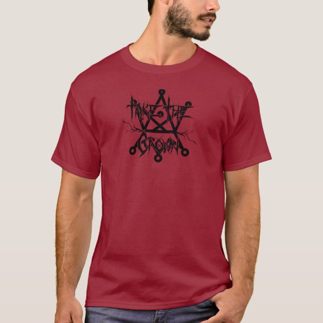 T-shirt Prenez la couronne - rouge sang (Devant)