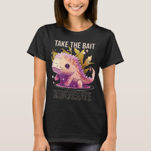 T-shirt Prenez Le Bait Régénérer Axolotl Lover Mur Mexicai