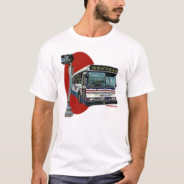 T-shirt Prenez-moi sur l'autobus (Devant)