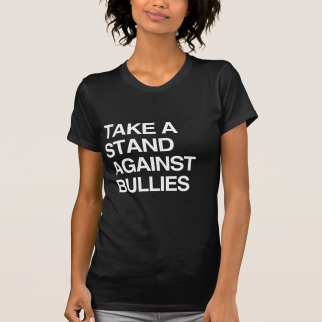 T-SHIRT PRENEZ POSITION CONTRE LES BRUTES (Devant)