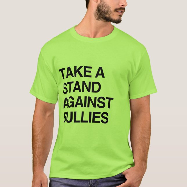 T-SHIRT PRENEZ POSITION CONTRE LES BRUTES (Devant)