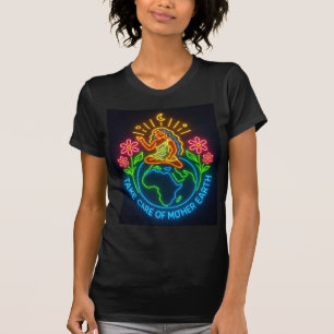T-shirt Prenez soin de la Terre Mère – Art de la Déesse Te