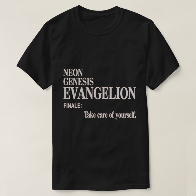 T-shirt Prenez soin de vous - Evangelion (Design devant)