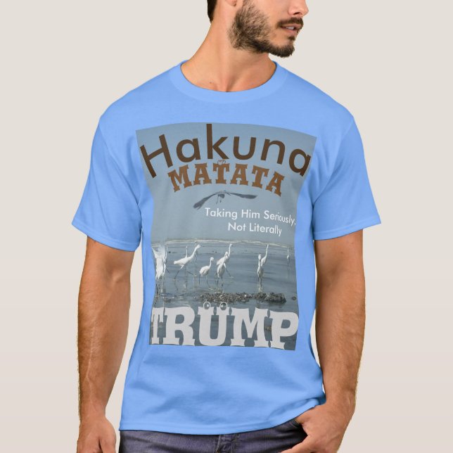 T-shirt Prenez Trump au sérieux ! Pas Littéralement Inspir (Devant)