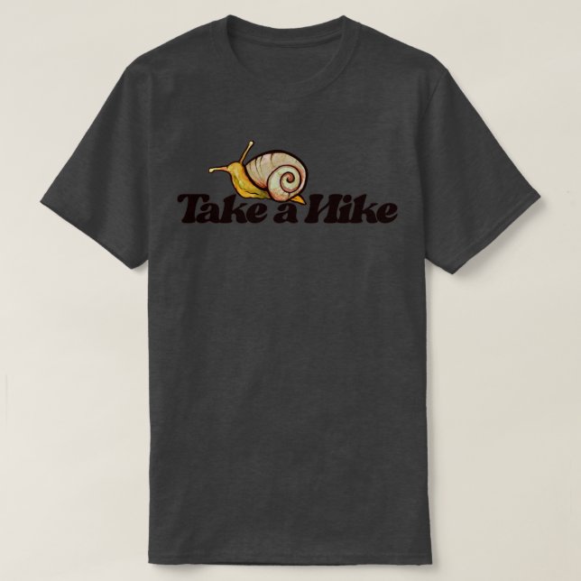 T-shirt Prenez un escargot de randonnée (Design devant)