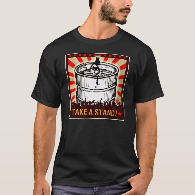 T-shirt Prenez un support (Devant)