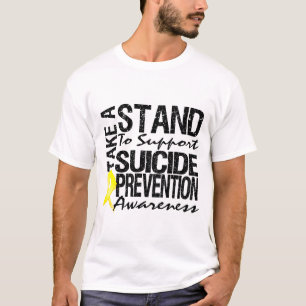 T-shirt Prenez un support à la prévention de suicide de