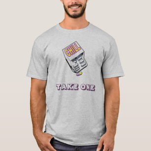 T-shirt Prenez un type froid de pilule
