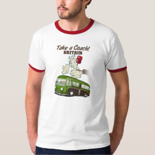 T-shirt Prenez une affiche de voyage vintage Coach Britain