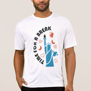 T-shirt Prenez une pause rafraîchissant cool et amusant co