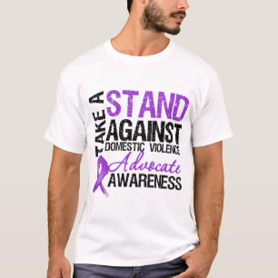 T-shirt Prenez une position contre la violence familiale
