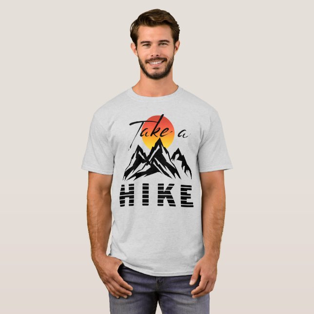 T-shirt Prenez Une Randonnée (Devant entier)