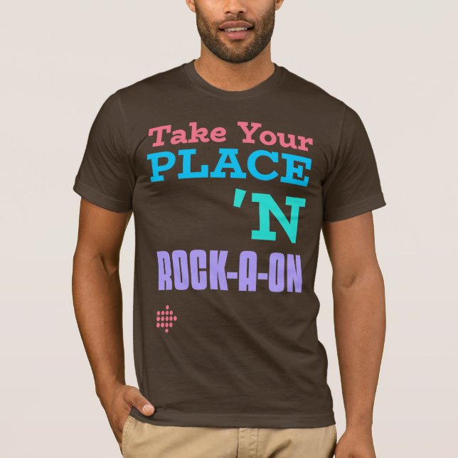T-shirt Prenez votre place ‘N Rock-A-o-N 2 (Devant)